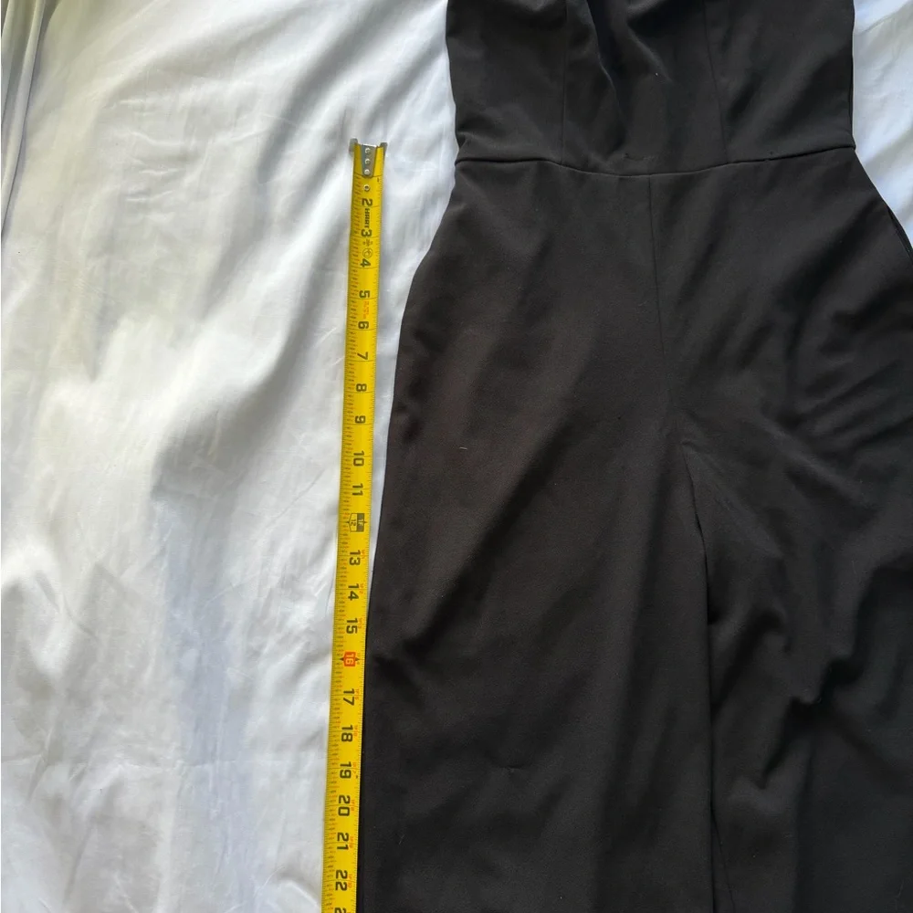 Crystal Sky Black One-Shoulder Jumpsuit - Picture 6 of 11